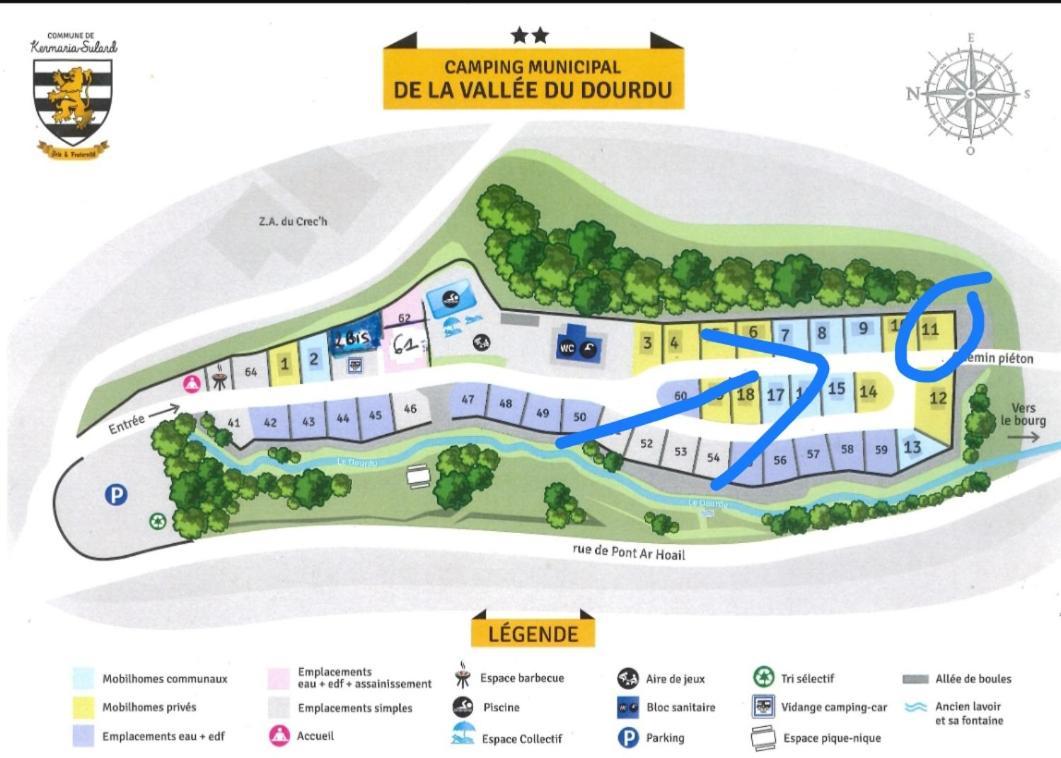 Mobil-Home Dans Camping Municipal Kermaria-Sulard Extérieur photo